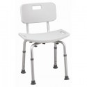 HealthSmart® Bath Seat with Backrest with BactiX™ Antimicrobial