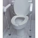HealthSmart® Toilet Safety Arm Support with BactiX™ Antimicrobial
