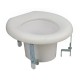 DMI® Universal Plastic Raised Toilet Seat