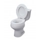 DMI® Hinged Elevated Toilet Seat