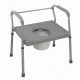 DMI® Heavy-Duty Steel Commode with Platform Seat