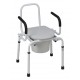 DMI® Drop-Arm Steel Commode